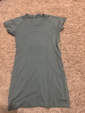 Green Lululemon swiftly tech short-sleeve shirt
